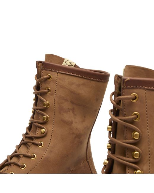 Visvim Brown Scout Tall Folk Boots for men