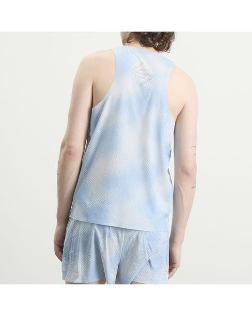 REPRESENT 247 Blue Ultra Singlet for men