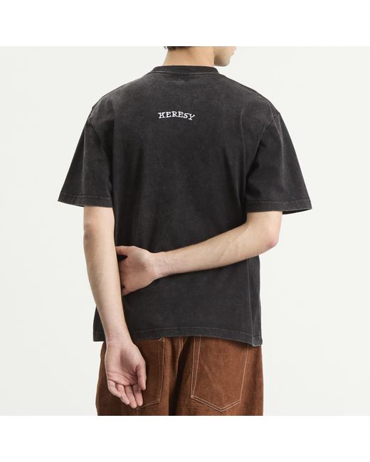 Heresy Black Arch Pocket T-Shirt for men