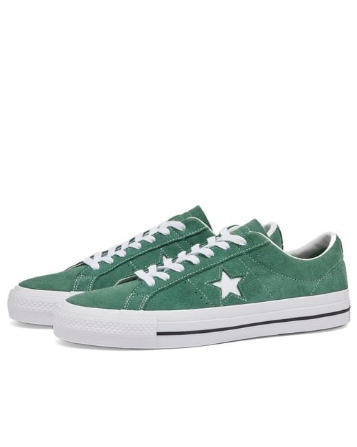 Converse Green Cons One Star Pro Sneakers