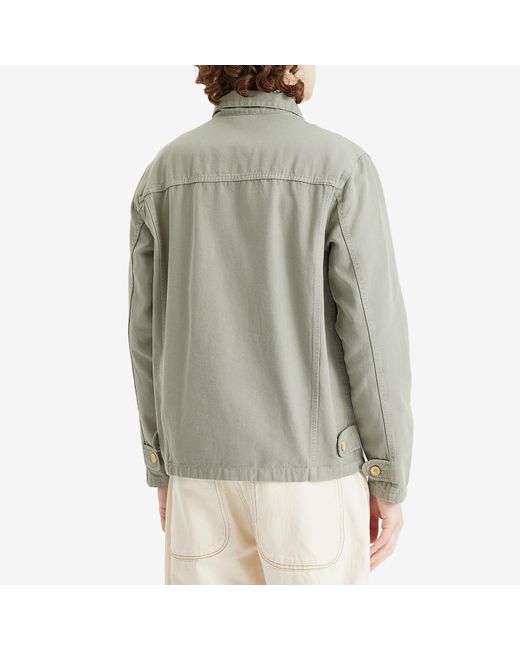 Armor Lux Green Fisherman Chore Jacket for men