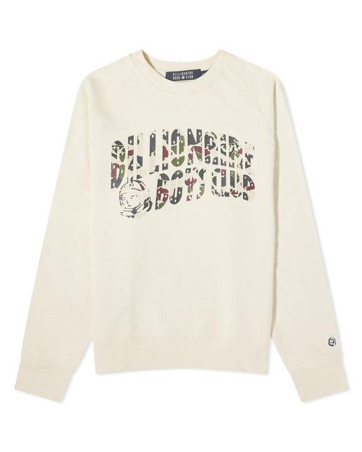BBCICECREAM White Duck Camo Arch Logo Crew Sweat for men
