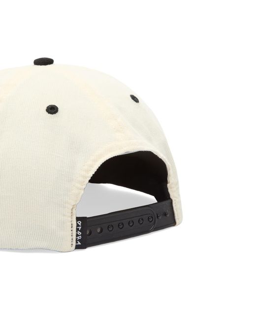 by Parra White Error Logo 6 Panel Cap for men