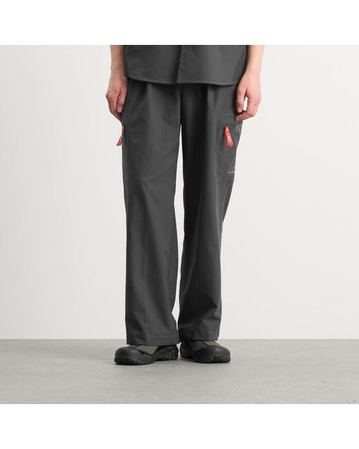 And Wander Gray X Roa Breathable Trousers for men