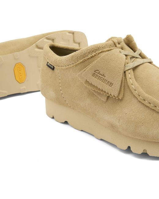 Clarks Wallabee Gore-Tex in Natural for Men | Lyst