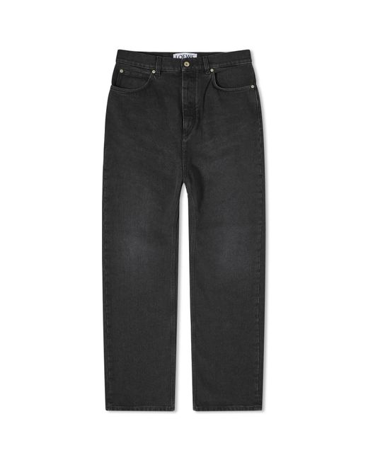 Loewe Gray Straight Jeans for men