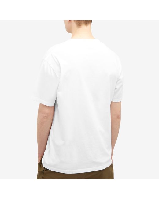 Loewe White Distorted Logo T-Shirt for men