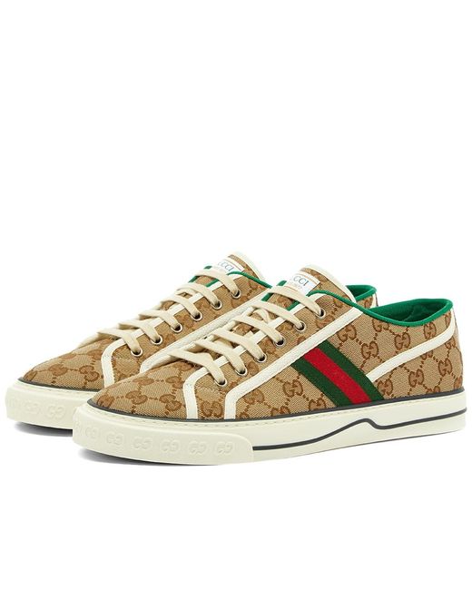 Gucci Tennis 1977 GG Canvas Sneaker in Brown for Men - Save 28% - Lyst