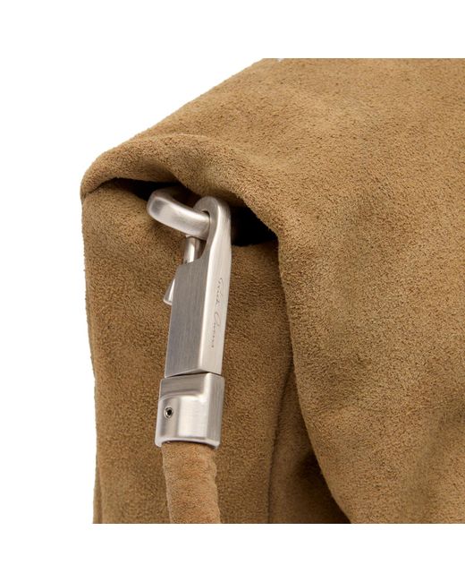 Rick Owens Natural Shoulder Pillow Griffin Bag