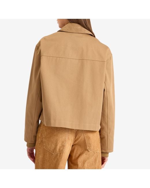 Amiri Brown Quad Work Jacket