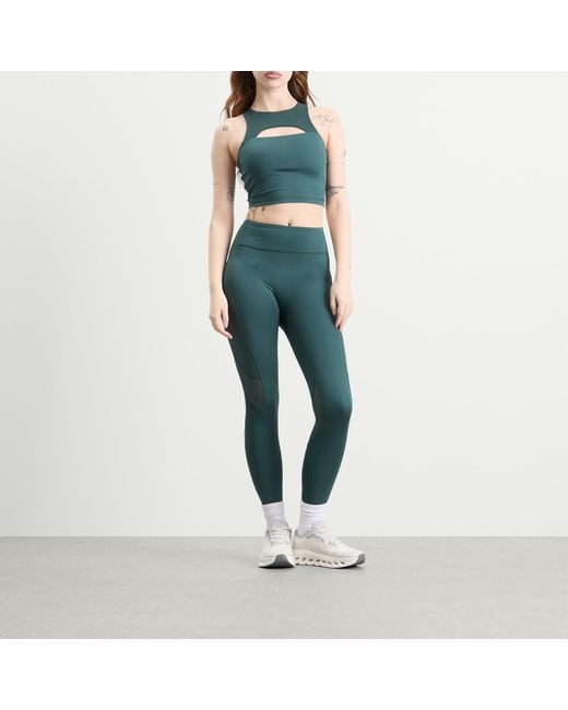 On Shoes Green Train Volt Crop Top