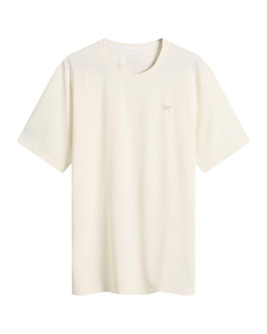 Arc'teryx White Cormac Crew T-Shirt for men