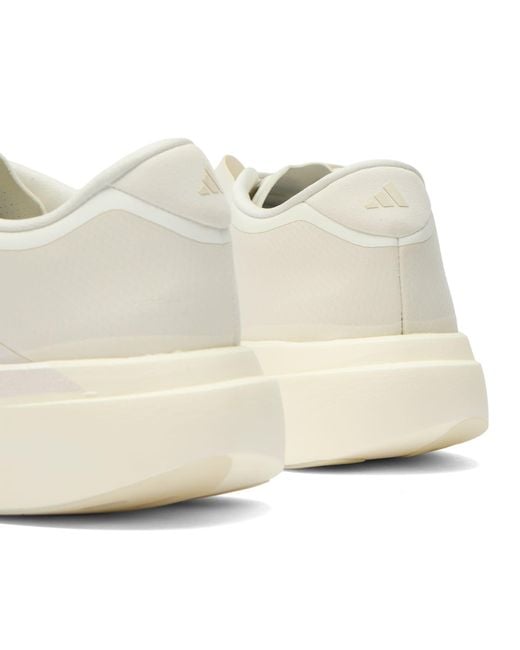 Adidas White Evo Sl Zip Sneaker for men