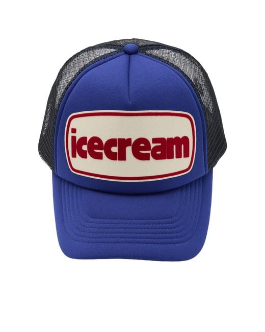 ICECREAM Blue Tub Trucker Cap for men