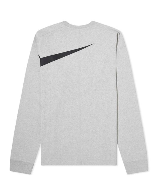 Nike Gray Ispa Long Sleeve T-Shirt