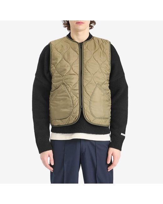 About Blank Green Reversible Gilet for men