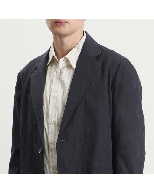 Kaptain Sunshine Black Wool Vintage Take Easy Jacket for men