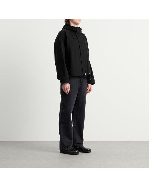 Cole Buxton Black Hooded Jacket for men
