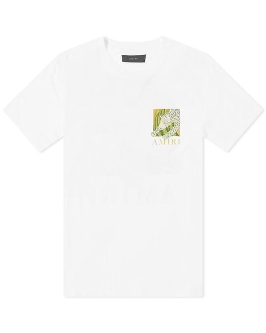 Amiri LEOPARD T-SHIRT Tシャツ バックプリント有り AMIRI Leopard Tee Black Men's - SS21 - US