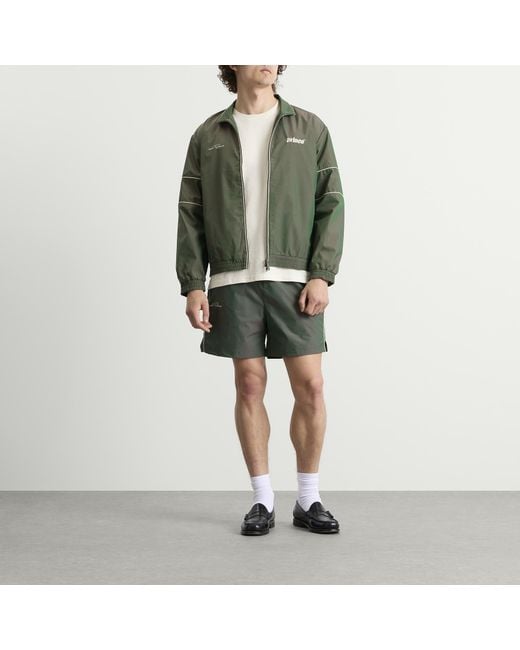 Les Deux Green Prince Shiny Track Jacket for men