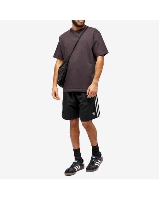 Adidas Black Oversized Retro Shorts