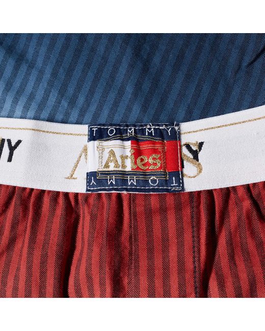 Tommy Hilfiger X Aries Woven Boxer in Blue for Men | Lyst