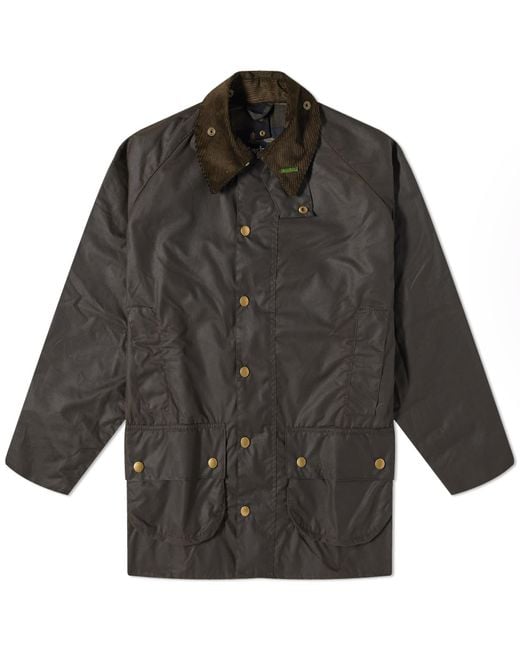 Barbour Gray 40Th Anniversary Beaufort Wax Jacket for men