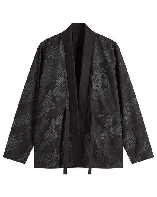 Maharishi Black Bonsai Python Camo Hanten Shirt for men