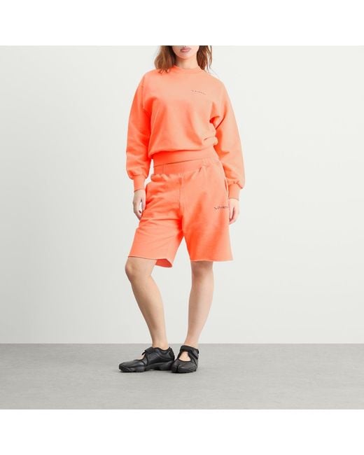 No Problemo Orange Mini Problemo Sweatshorts