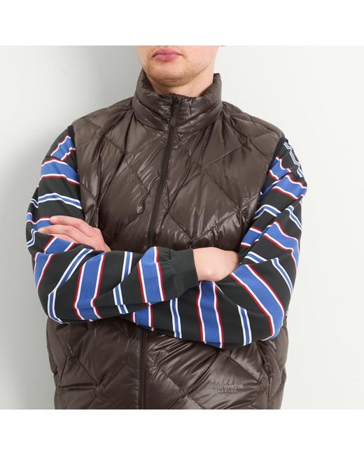 Thisisneverthat Multicolor Pertex Light Down Vest for men