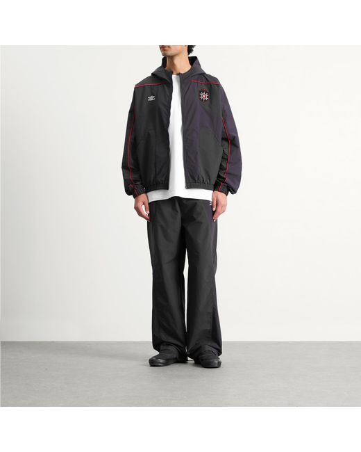 Umbro by Slam Jam Gray Rose Crest Track Pants for men