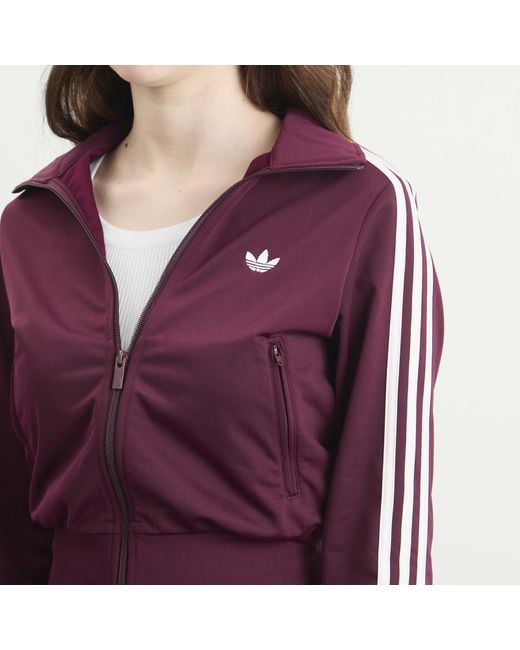 Adidas Purple Classic Firebird Track Top