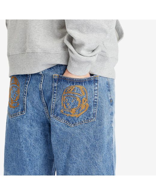 BBCICECREAM Blue Astro Denim Shorts for men