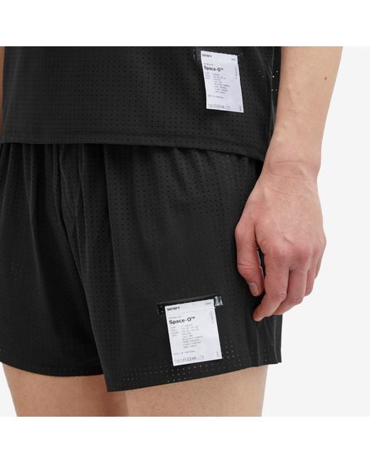 Satisfy Black Space-O 5" Shorts for men