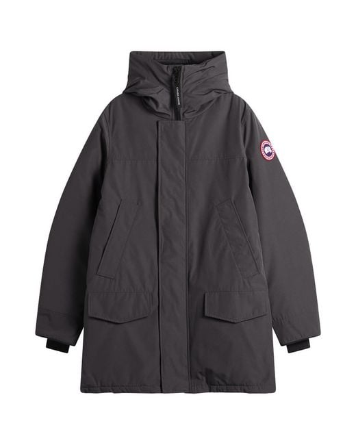 Canada Goose Black Langford Parka Jacket Classic Disc for men