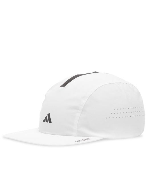 Adidas Originals White Adidas Adizero Running Cap for men