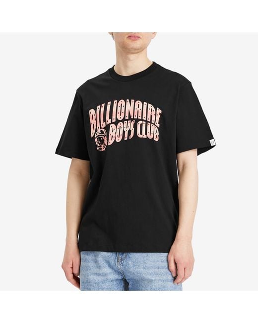 BBCICECREAM Black Mountain Fill Arch Logo T-Shirt for men