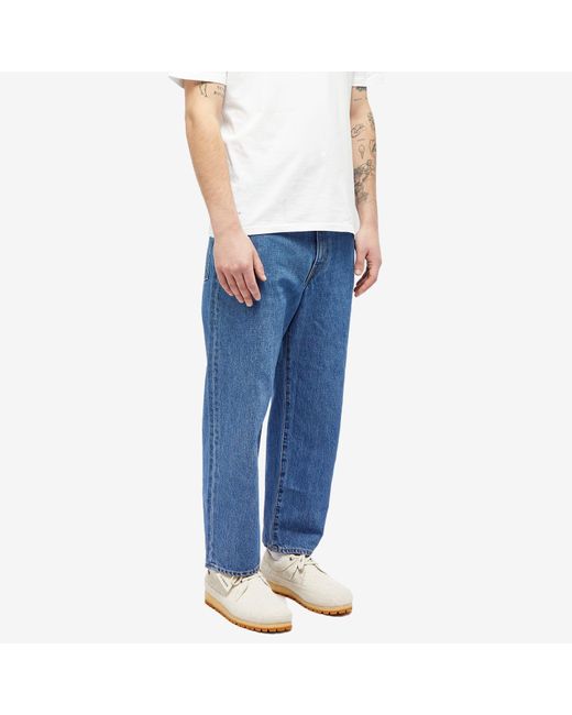 (w)taps Blue 18 Denim Loose Fit Jeans for men