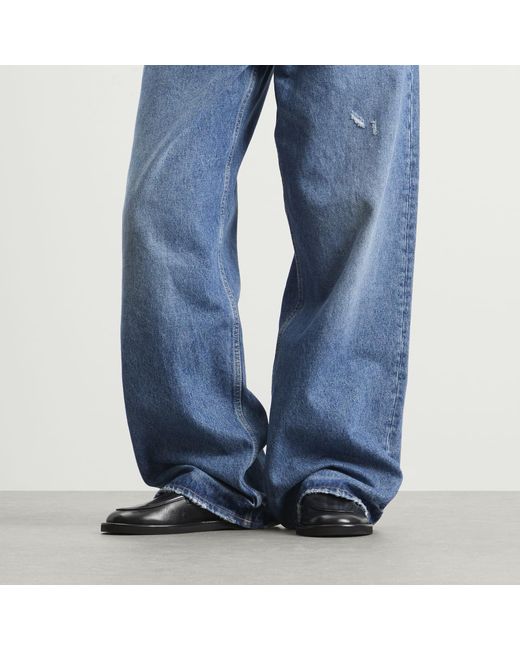 Studio Nicholson Black Elastic Back Loafer