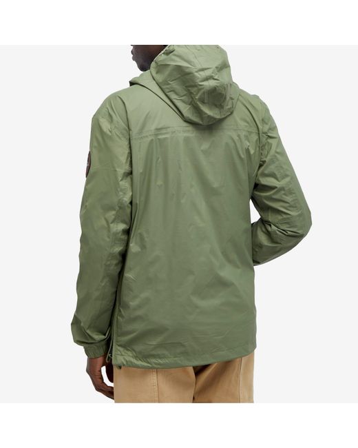 Napapijri Green Lightweight Rainforest Jacket for men