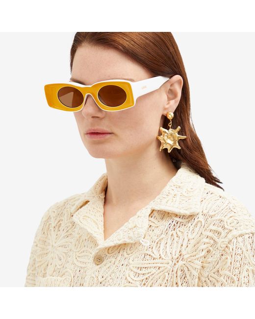 Loewe Yellow Paula'S Ibiza Original Sunglasses