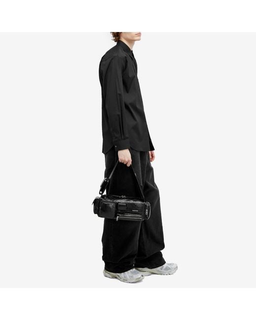 Balenciaga Black Superbusy Sling Bag for men