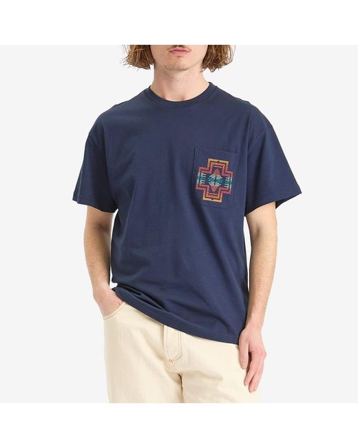 Pendleton Blue Harding Star T-Shirt for men