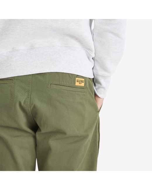Service Works Green Drill Waiter Pant for men