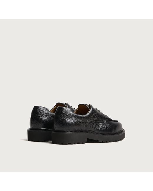 Jacques Soloviere Black Max Jumbo Grain Derbie for men