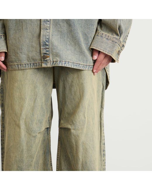 Entire studios Green Dem Loose Jeans for men