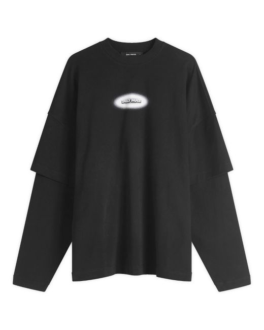 Daily Paper Black Layered T-Shirt
