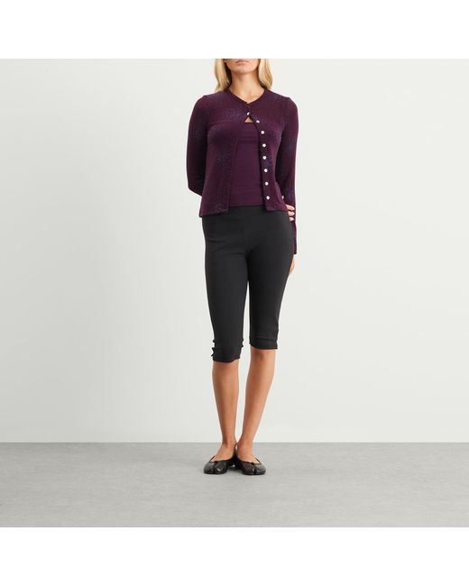 Fruity Booty Purple Isola Sparkly Cardigan Set