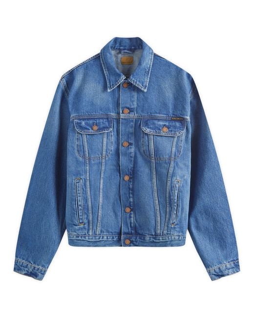 Nudie Jeans Blue Nudie Danny Denim Jacket for men