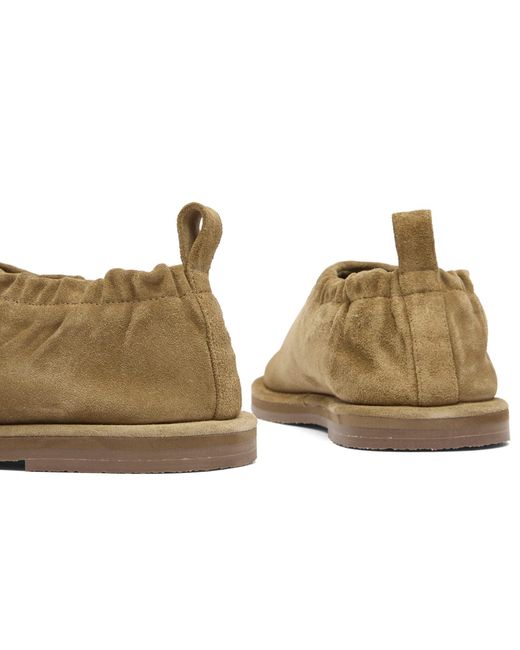 Studio Nicholson Brown Korine Suede Loafers
